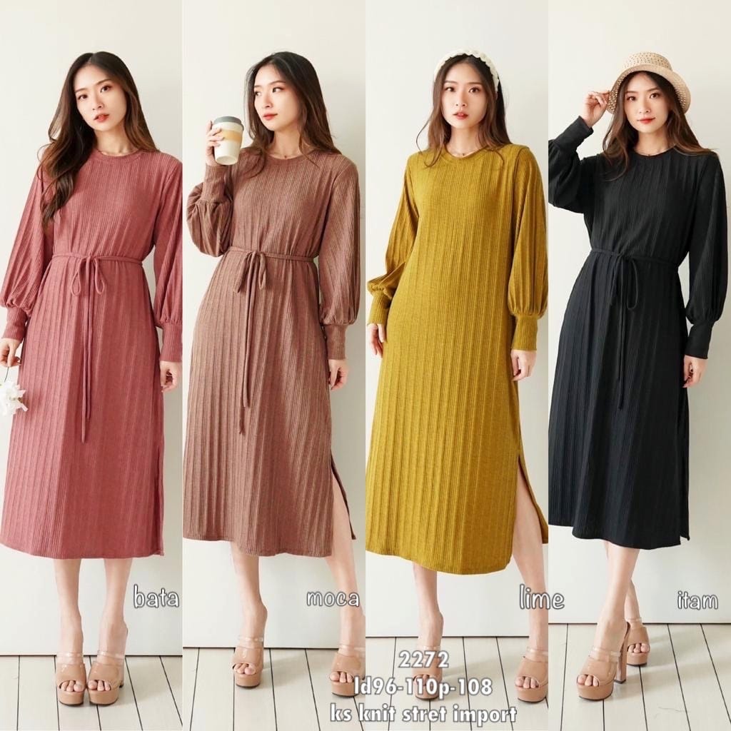 2276 DRESS LD 96-110CM KS KNIT IMPORT PREMIUM QUALITY