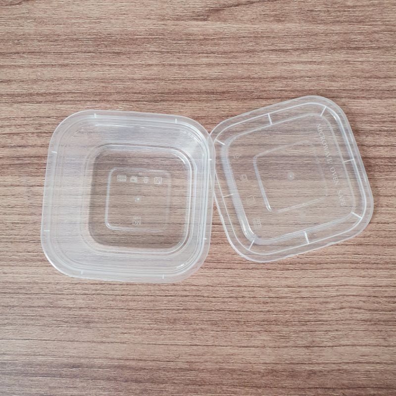 Kotak Plastik 750ml Thinwall sq Persegi Square 750 ml box DM