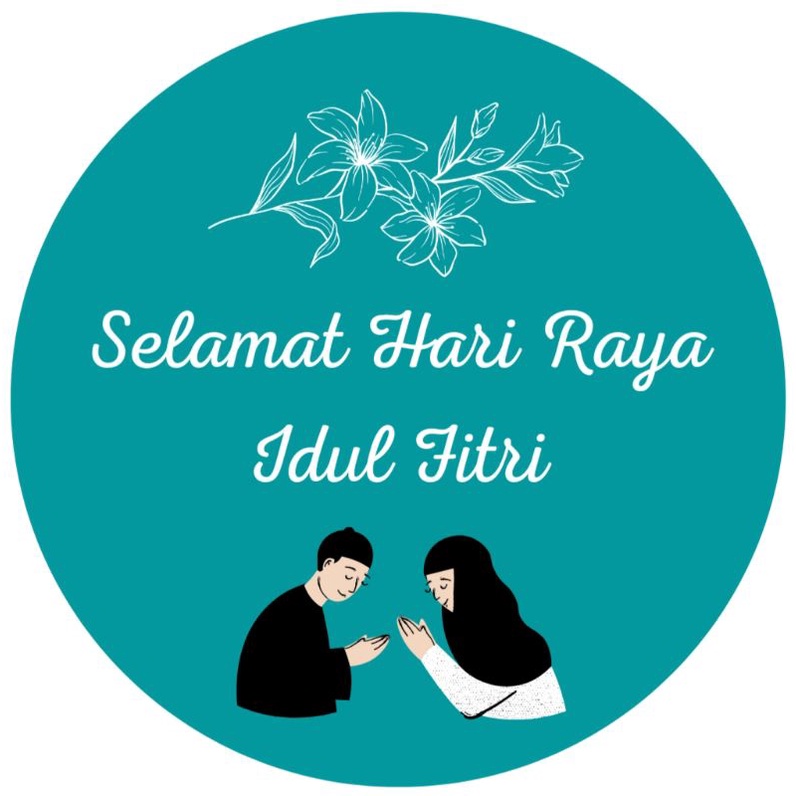 

STICKER HAMPERS LEBARAN IDUL FITRI BULAT KODE F