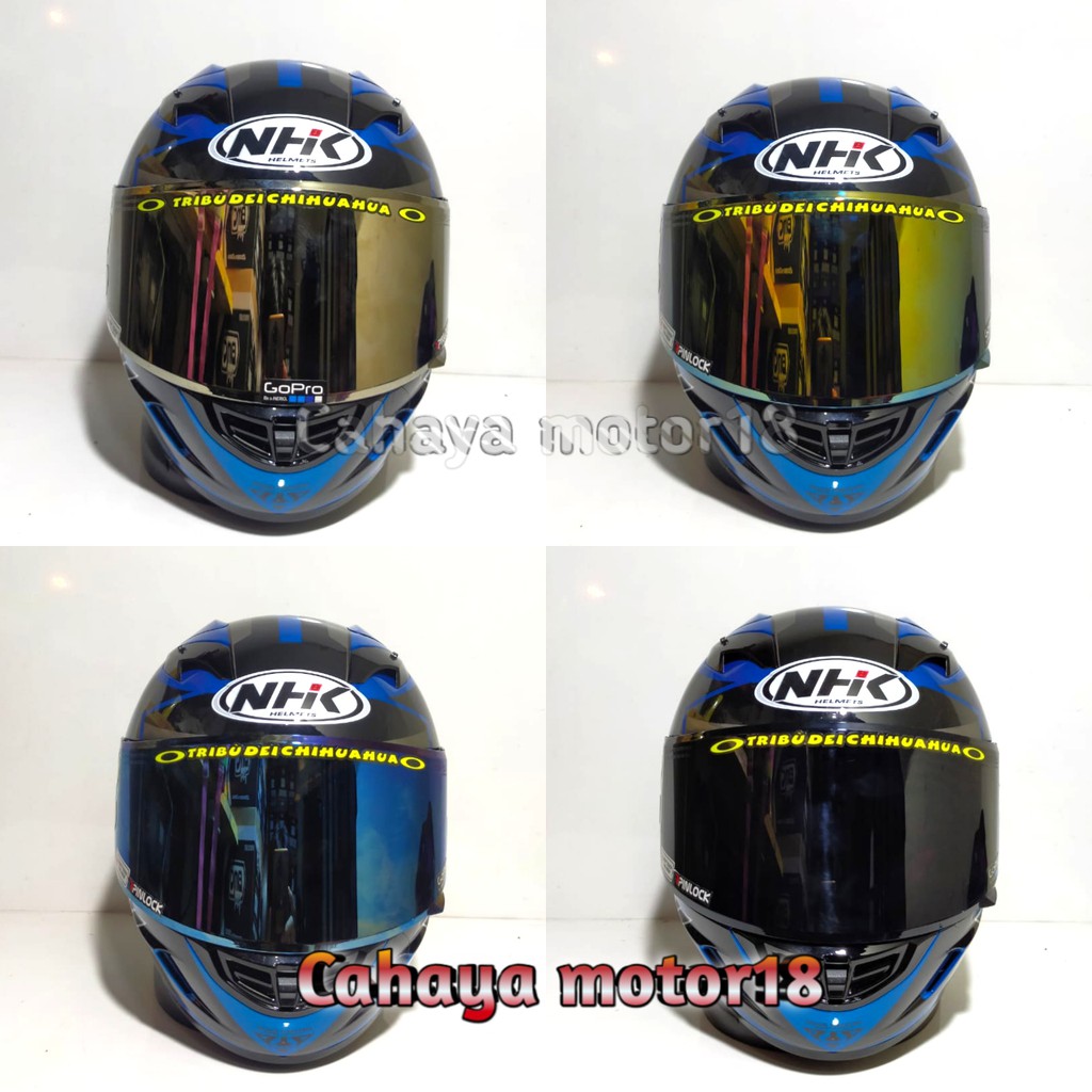 PAKET GANTENG HELM NHK GP1000 STAR BLUE|NHK FULL FACE-2