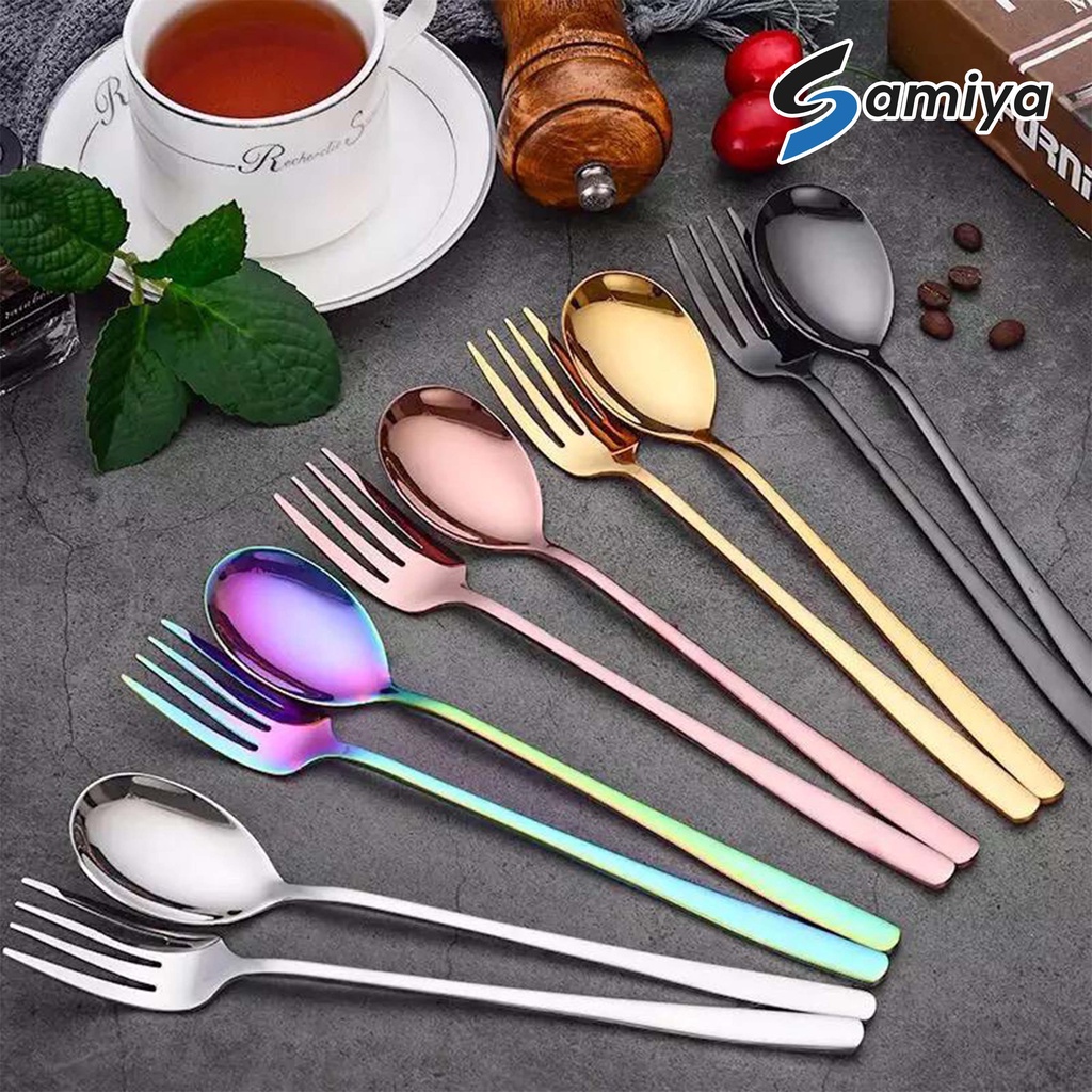 sendok garpu korea stainless steel SUS410 / korean spoon fork SUS 410