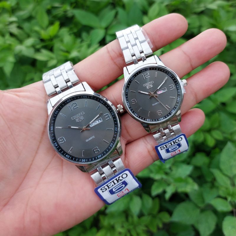 JAM TANGAN SEIKO COUPLE WATER RESIST