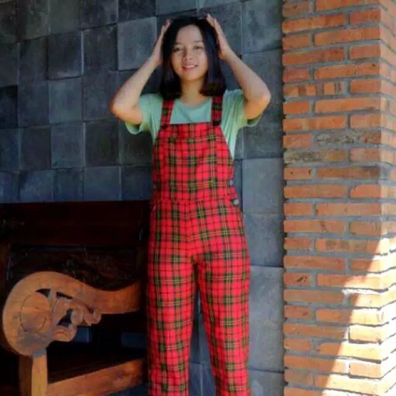 BUNA OVERALL KOTAK SQUARE // JUMPSUIT KOTAK SQUARE