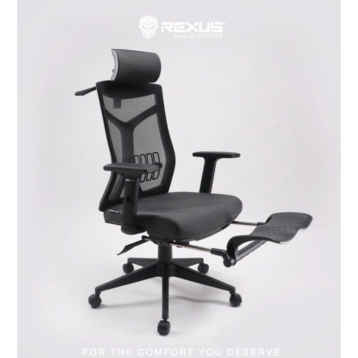 Rexus NC1 NC-1 Max Ergonomic Footrest Chair Kursi Kantor Ergonomis ORI