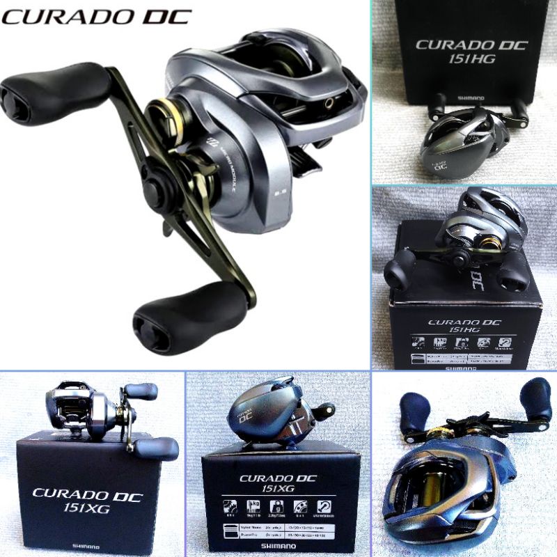 Reel Pancing Shimano Curado DC 151 HG , DC 151XG, DC 201 XG, DC 201 HG