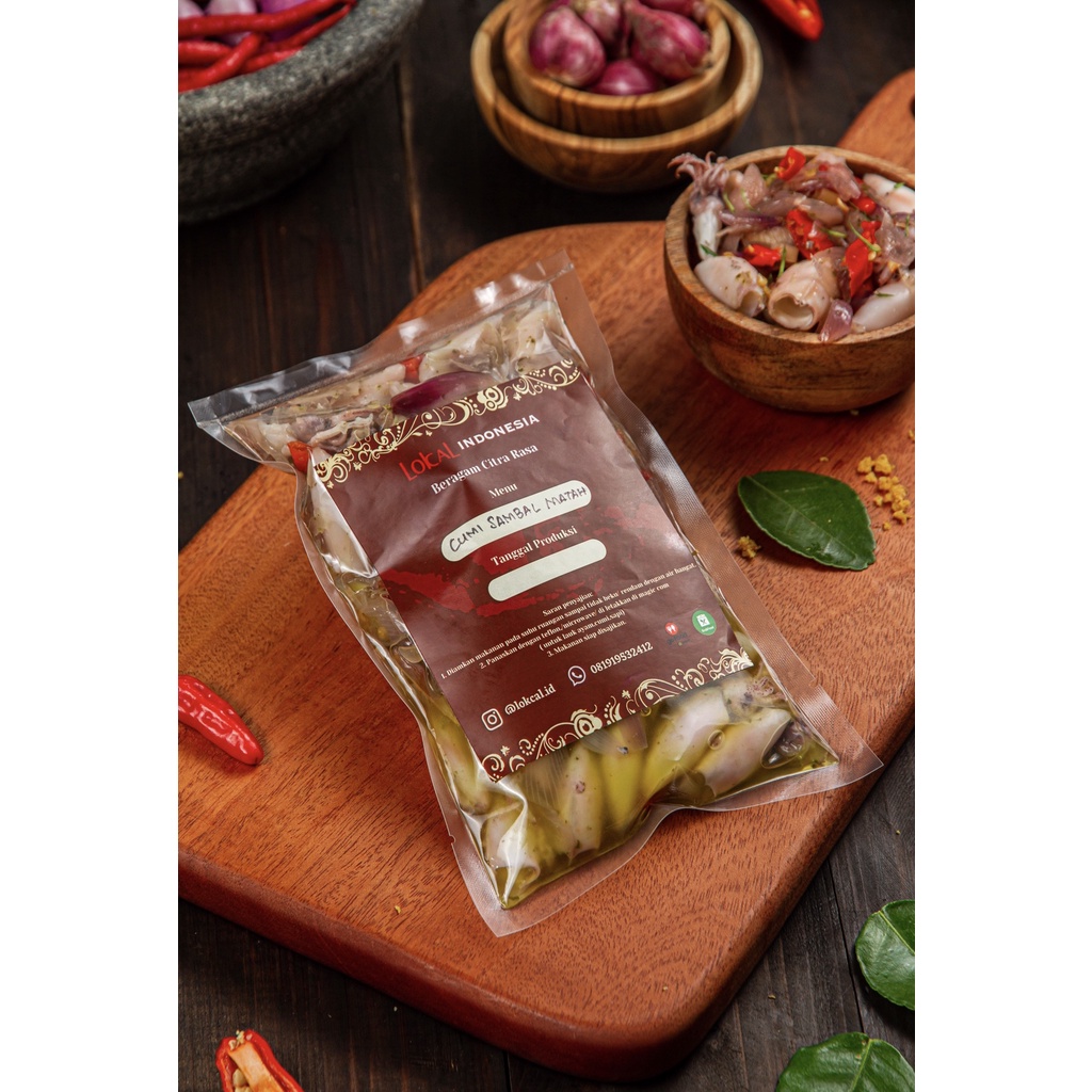 

Cumi Sambal Matah/Sambal Matah/Ready To Eat Cumi Matah-250 Gram/NO MSG