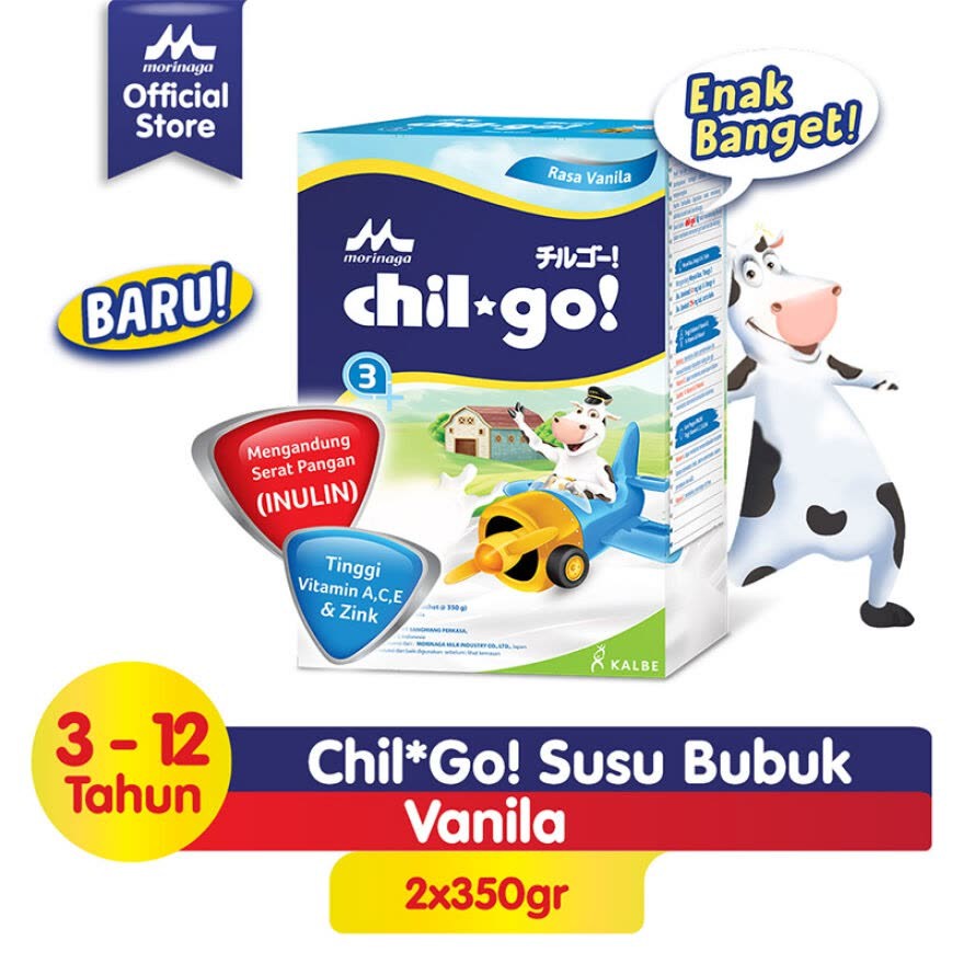 Chil-Go Susu bubuk 1+ 3+ Madu Vanilla - Chilgo Susu Bayi 700 gr