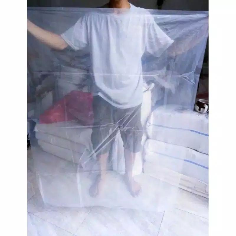 Plastik JUMBO 100x120cm &amp; 90x120 TEBAL PE Anti Sobek Bocor Air | Karung Bening Plastik Laundry Besar