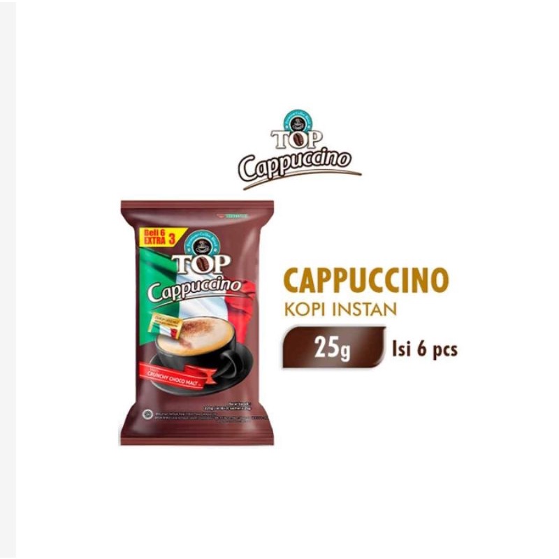 

kopi TOP Cappuccino (isi 6 pcs) x 25g