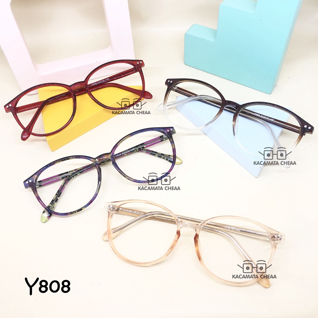 KACAMATA PLASTIK BULAT Y808