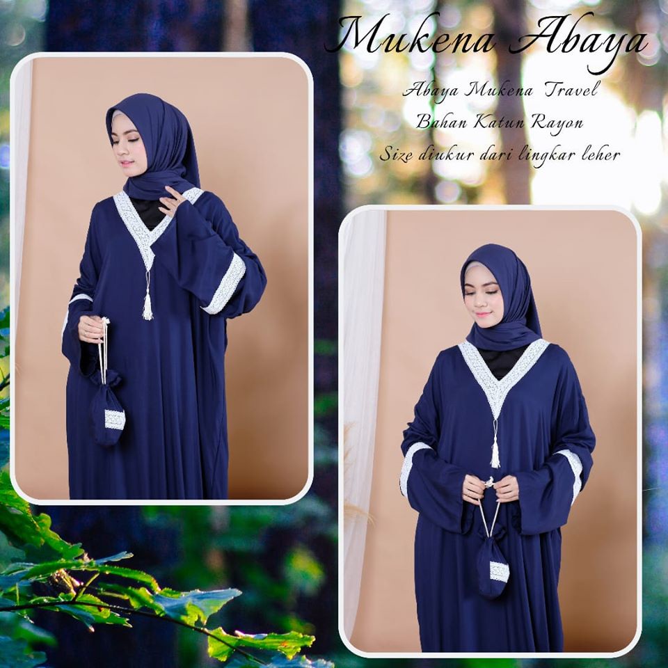 TERLARIS!! ABAYA MUKENA TRAVEL_MUKENA ABAYA BAHAN KATUN RAYON PREMIUM - MUKENA DEWASA - BEST SELLER