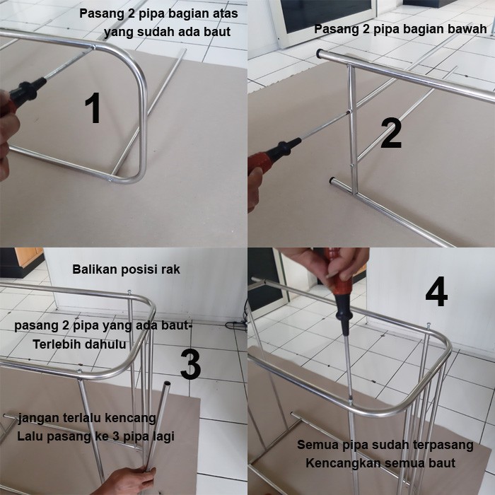 Jemuran Handuk/Rak Handuk, Stainles Steel