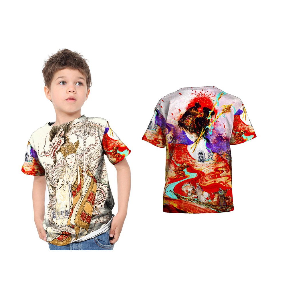 TSHIRT ANAK/KAOS ANAK FULLPRINT MONKEY KING