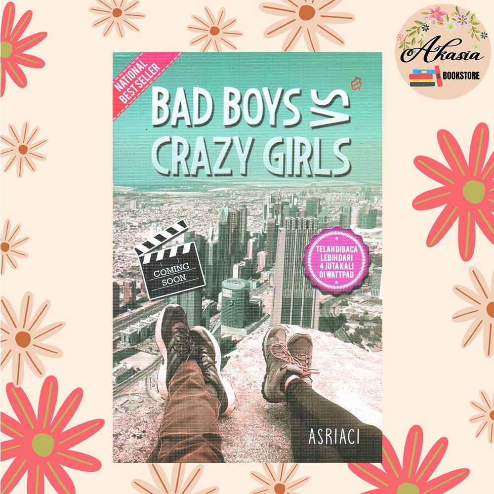 Buku Novel Bad Boys Vs Crazy Girls