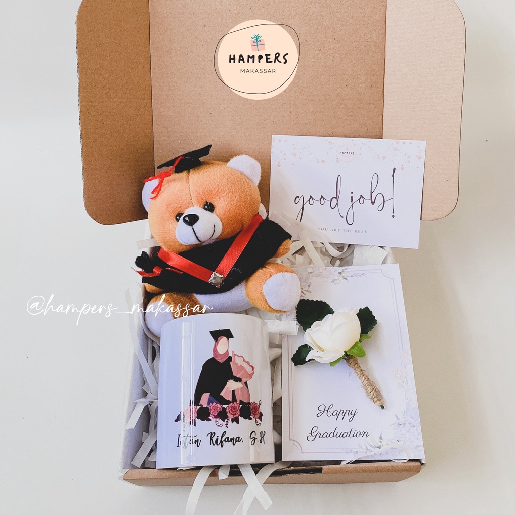 

HAMPERS GRADUATION HADIAH WISUDAH GIFT BOX WISUDAH KADO WISUDAH BY HAMPERS MAKASSAR