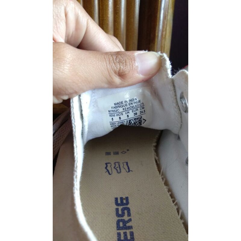 converse ct as low optical white second