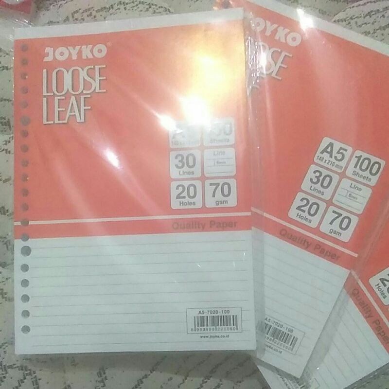 

Loose leaf/isi binder A5 isi 100