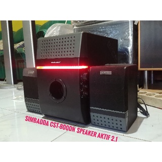 Simbadda CST 8000N Multimedia Sound 2.1 Original Mantap glerr Preloved