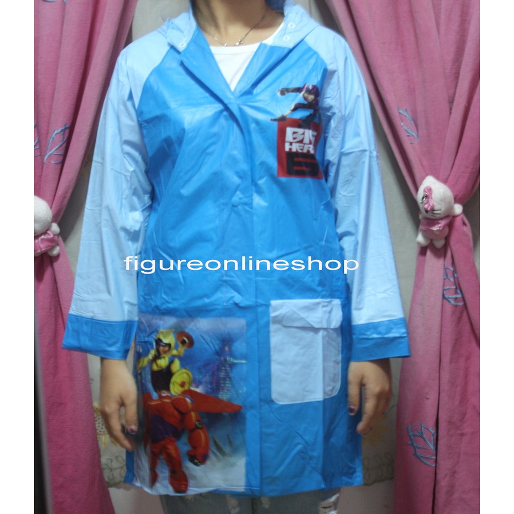 JAS HUJAN BAYMAX SIZE 6, 8, 10, 12