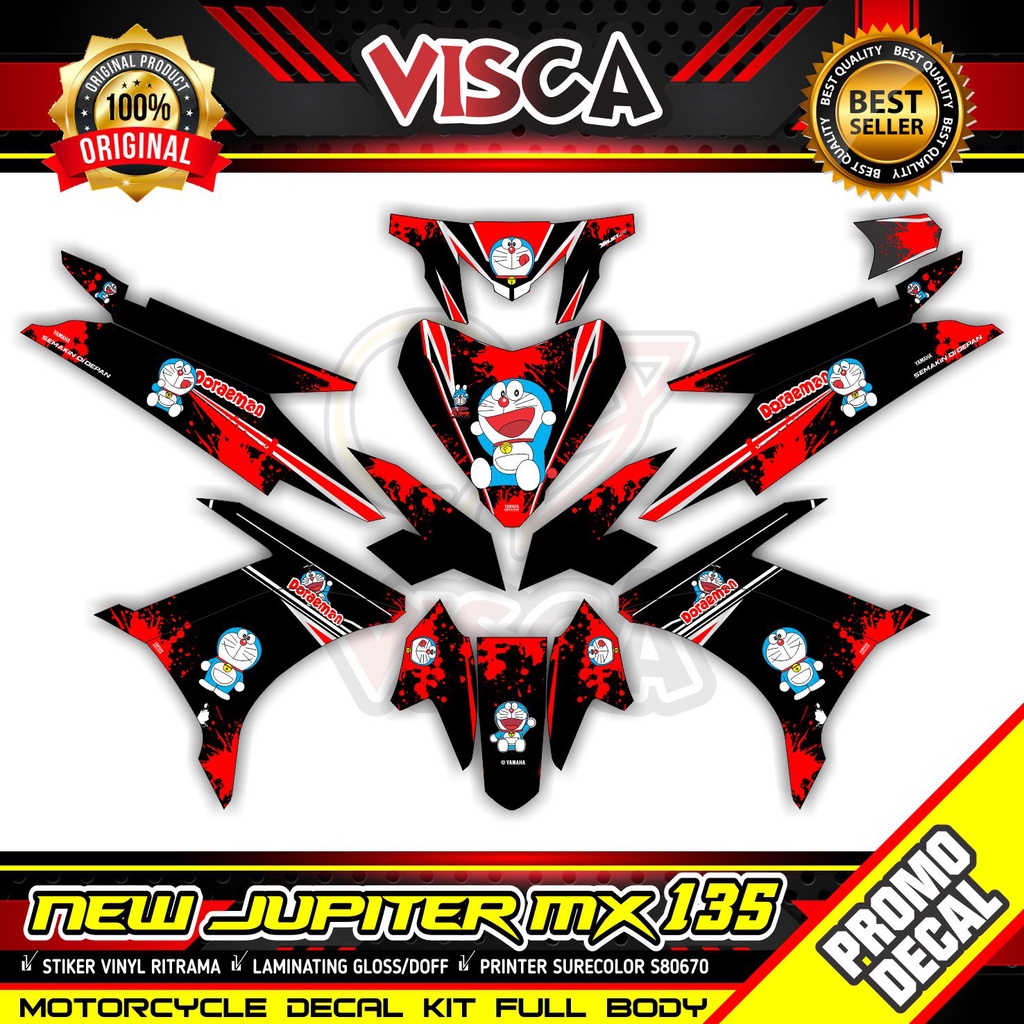Decal  Stiker Jupiter MX New 135 Full Body / Striping Jupiter MX 135 New Fullbody / Sticker Dekal Ju