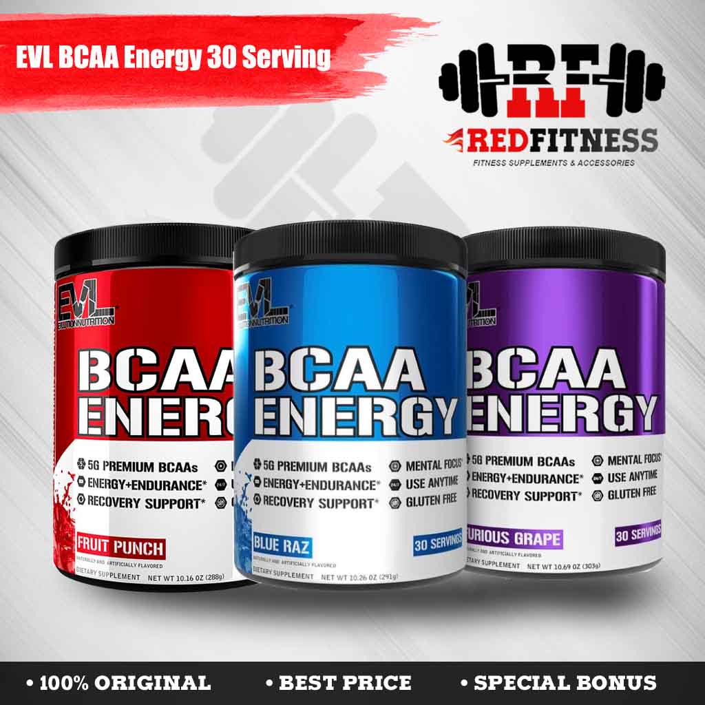 EVL BCAA Energy 30 Serving Evlution Nutrition 30 Serv BPOM