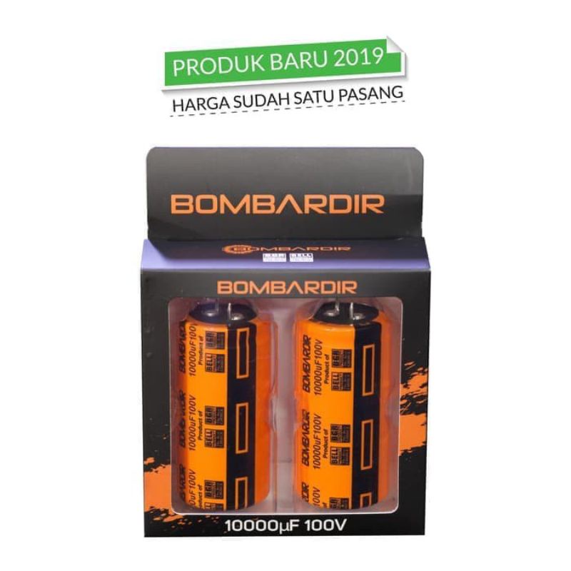 elco capasitor 10000UF 100V BOMBARDIR ORANGE ASLI 10000UF