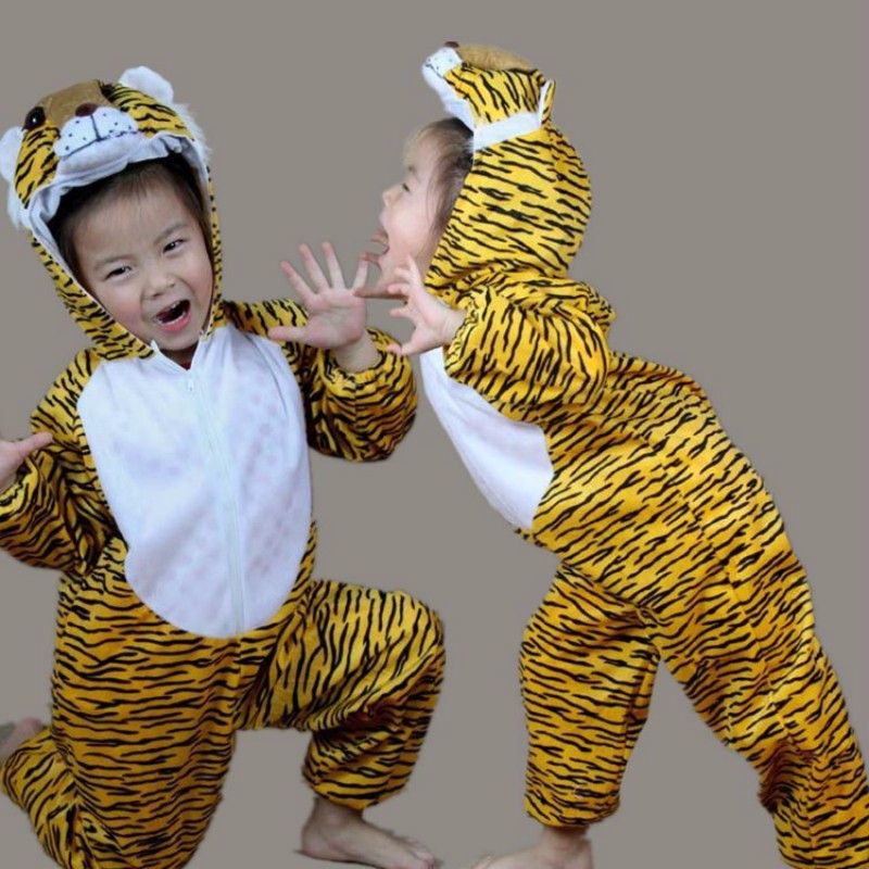 tiger  costume  kostum macan untuk anak kostum binatang