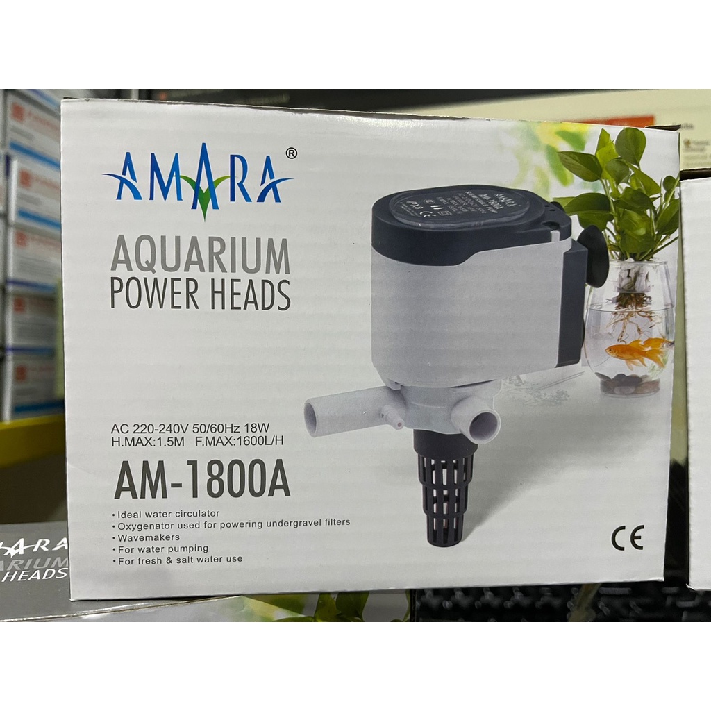 AMARA AM 1800A POWER HEAD POMPA CELUP AQUARIUM NEW SERIES