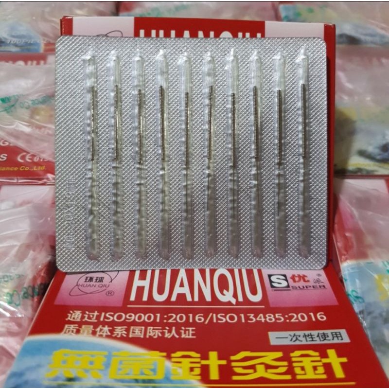 Jarum Akupuntur HuanQiu 1 Cun 1/2 Cun 1/4 25x25 Acupuncture Needle Acupunture