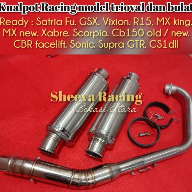 Diskon Knalpot Racing Custom R15 V3 R15 Old Cb150 Old/New Xabre Scorpio Byson Sale