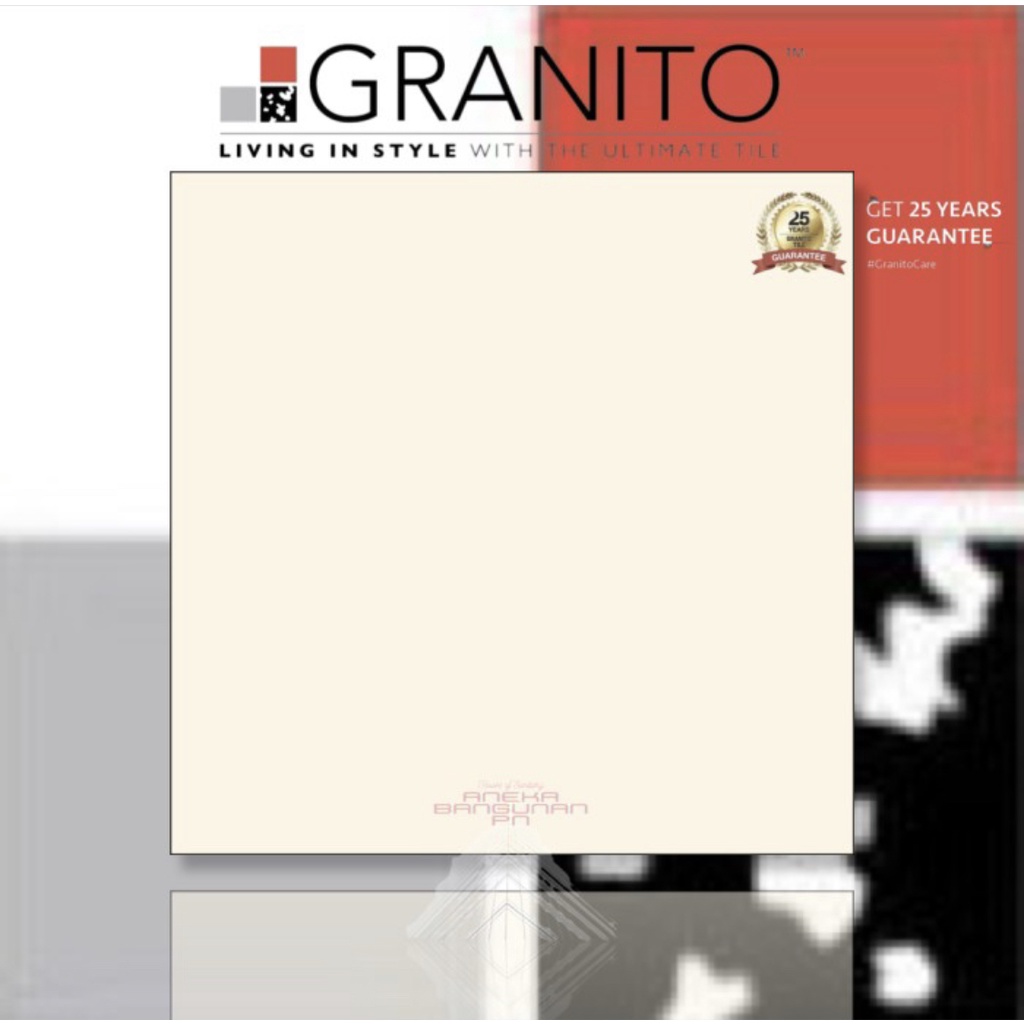 PROMO Lantai Granit GRANITO - Salsa Crystal PEARL WHITE uk 60x60cm