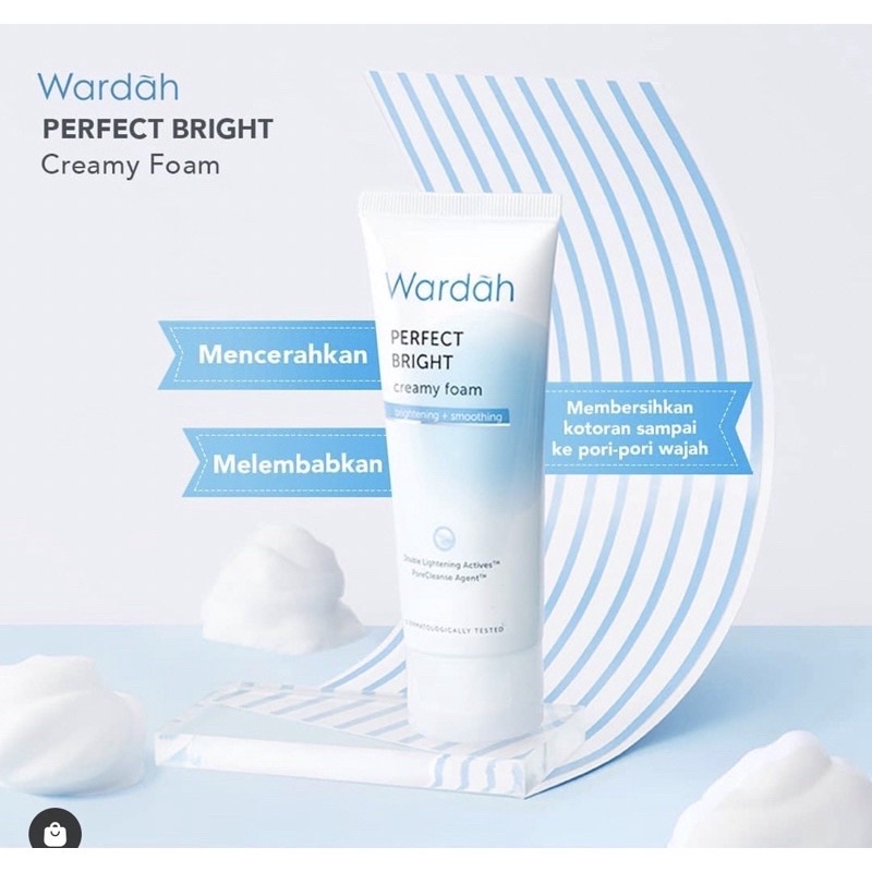 Wardah Perfect Bright Creamy Foam Brightening + Smoothing 20ML