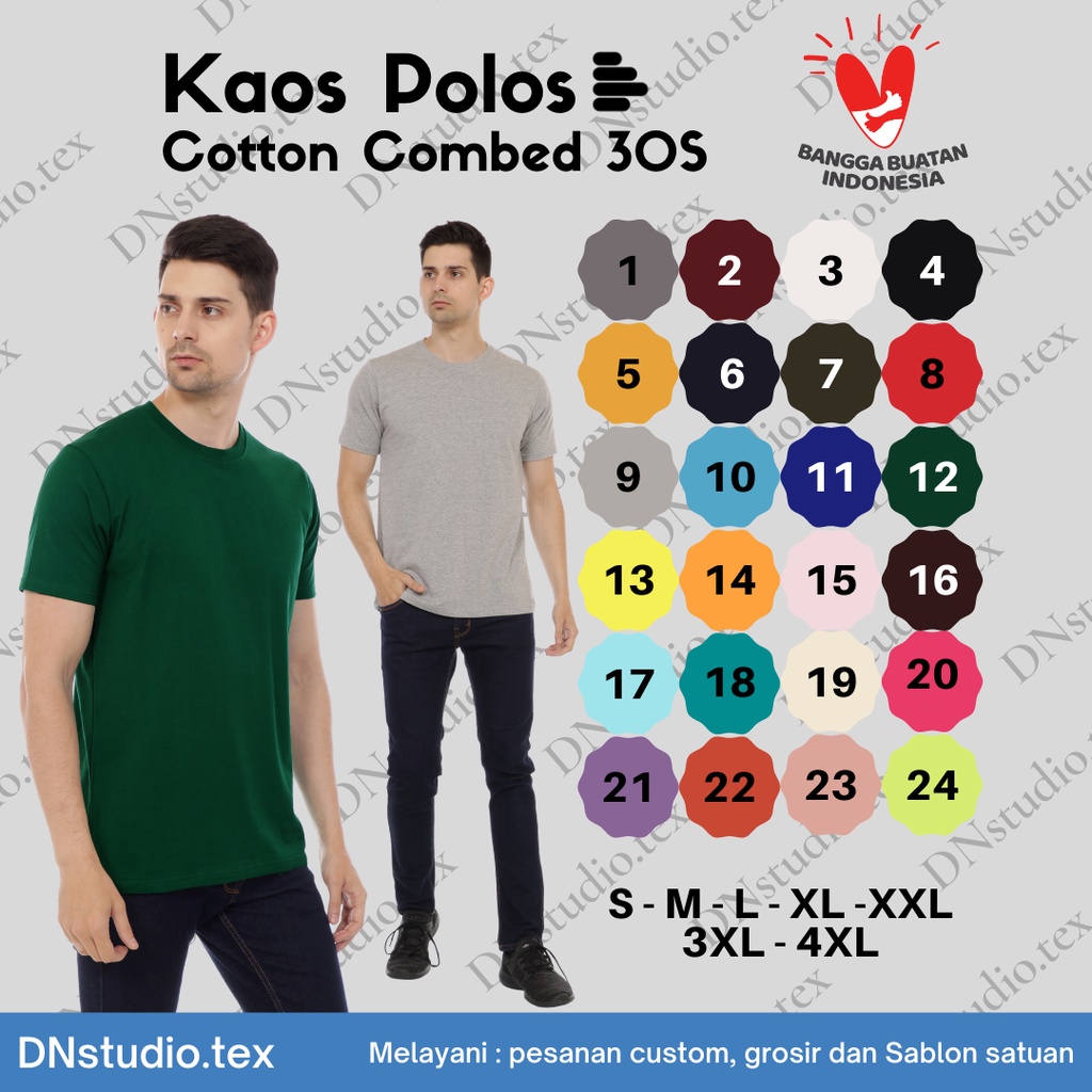 Kaos polos pria lengan pendek | Kaos polos pria jumbo | Kaos lengan pendek polos | Kaos polos pria l