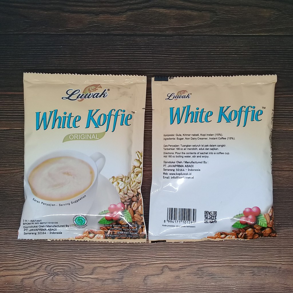 

KOPI LUWAK WHITE KOFFIE ORIGINAL 20 gram