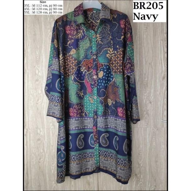 BT - KEMEJA WANITA BATIK MOTIF ALMIRA/ TUNIK BATIK WANITA