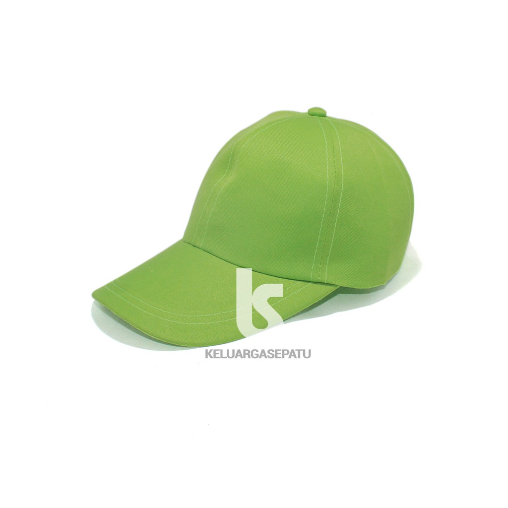 TOPI BASEBALL warna stabilo bahan twill