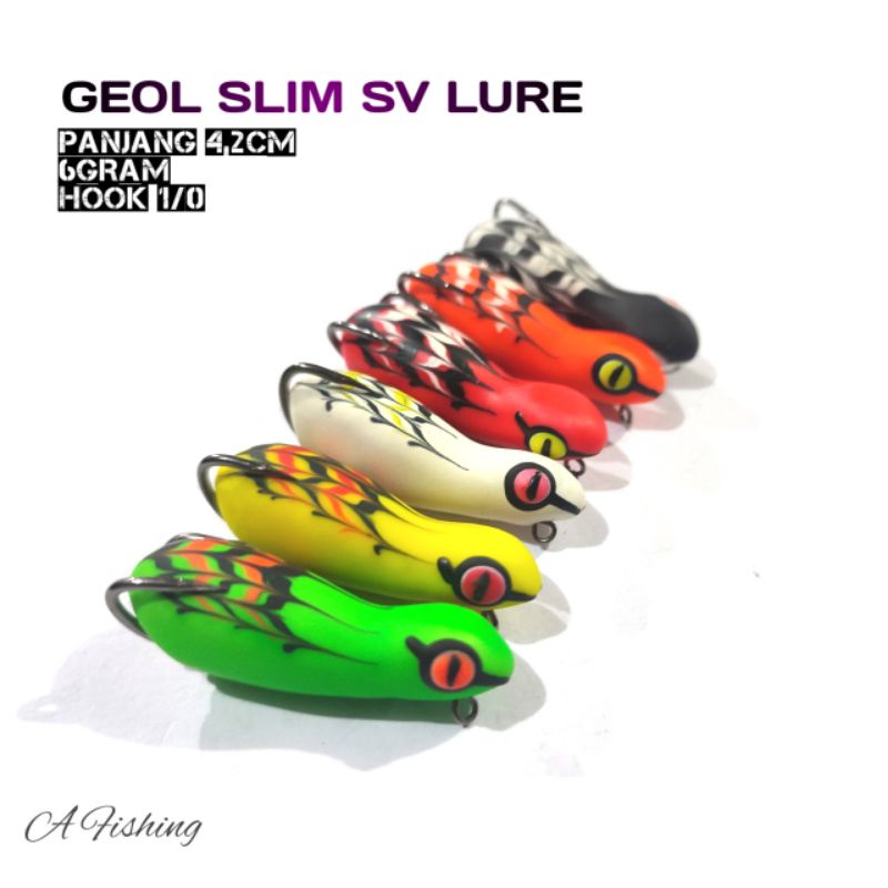 SOFT FROG GEOL SLIM SV LURE 4,2CM