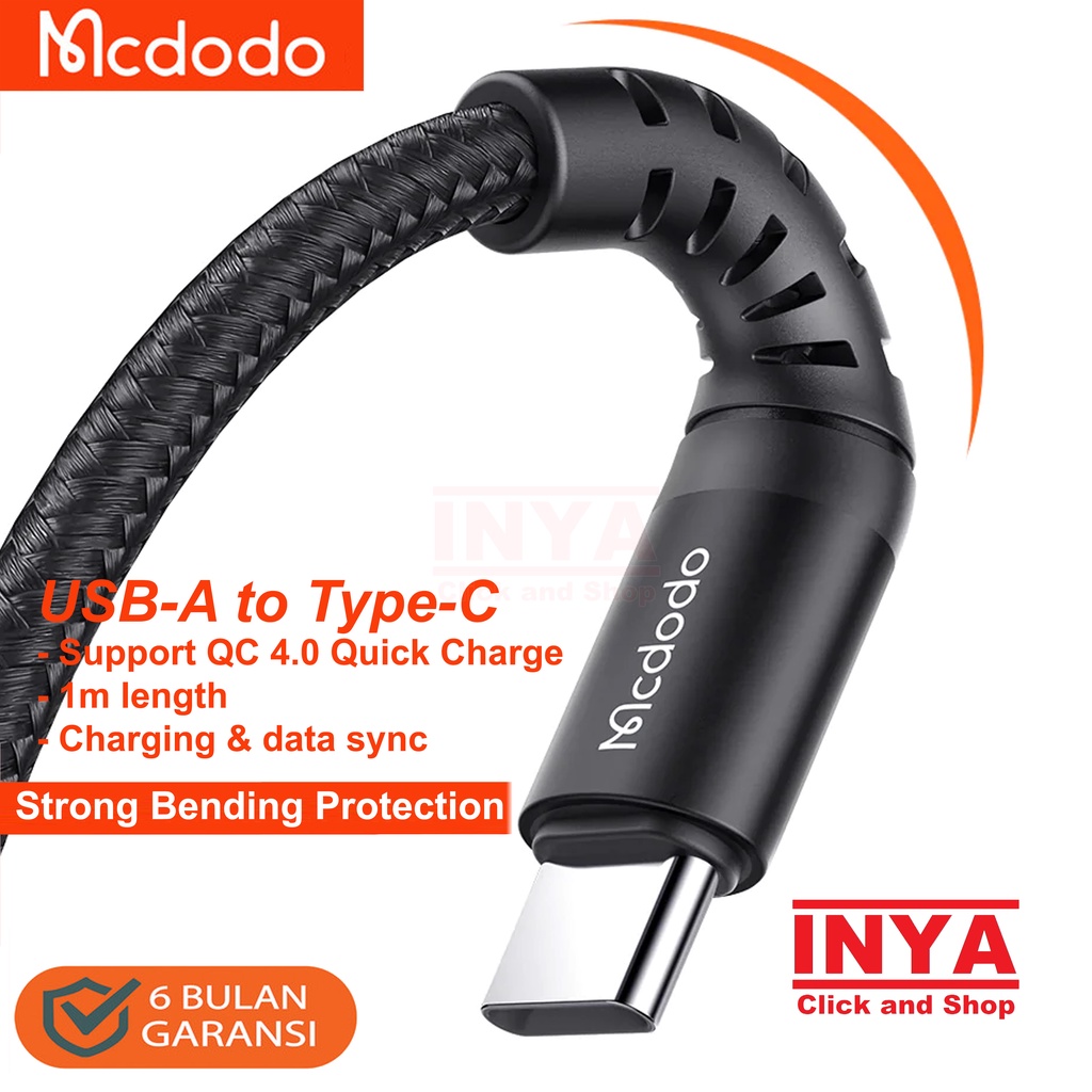 KABEL DATA MCDODO CA-2271 TYPE-C DATA CABLE USB to Type C 1m