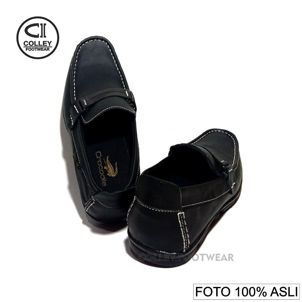 COD - SEPATU PRIA KULIT ASLI / PANTOFEL SANTAI / CASUAL LEATHER SHOES CLY-DSI-017