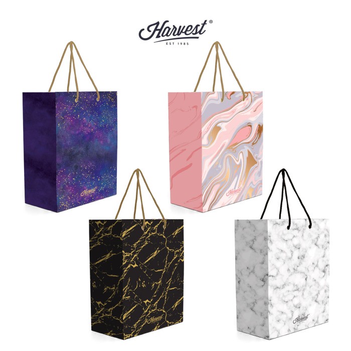 

✨ BISA COD ✨ Paper Bag Harvest (L) Sugar Pop - Paket isi 4