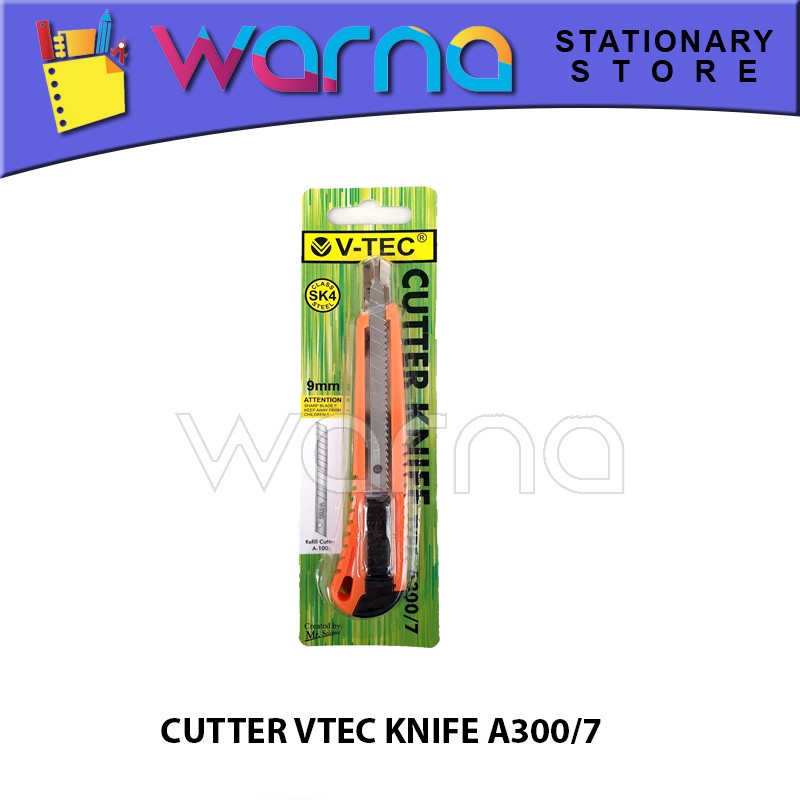 

CUTTER/PEMOTONG KERTAS VTEC KNIFE A300 / 7
