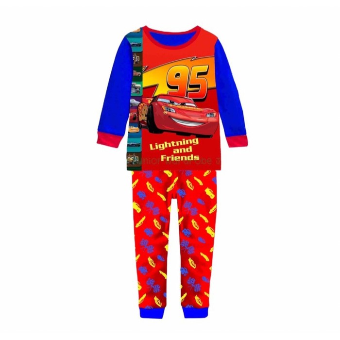 BAJU TIDUR ANAK MOTIF MOBIL | PAJAMAS CAR