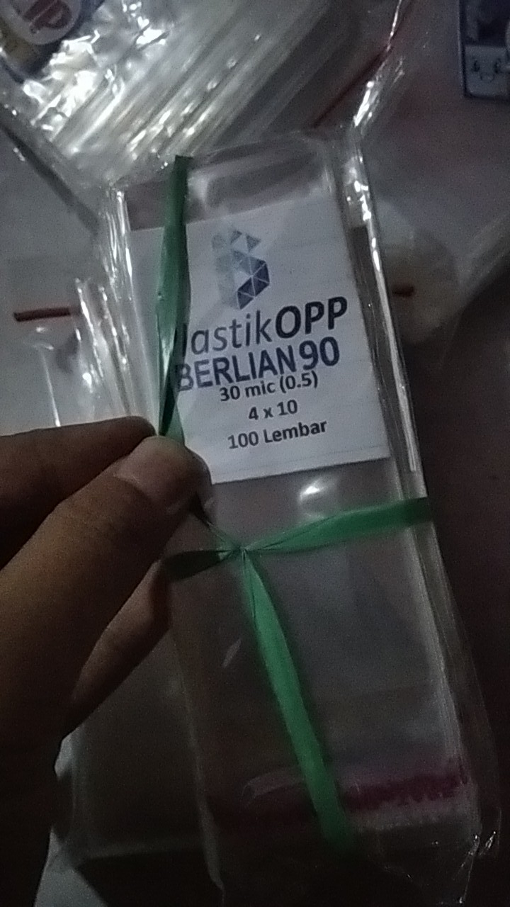 4 X 10 Plastik Opp Tebal 30 Micron (0,5) Plastik Kemasan / Plastik Undangan