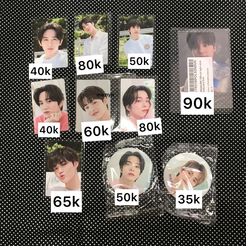TREASURE PHOTOCARD PC MANYO EVENT MIRROR POB LS