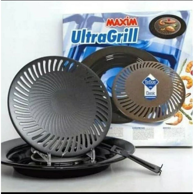 panggangan MAXIM ultra grill 25 cm - wajan pemanggang serbaguna teflon