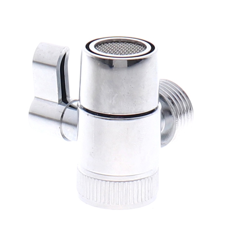 {LUCKID}3-way Diverter Valve Faucet Connector Adapter Three Head Function Switch