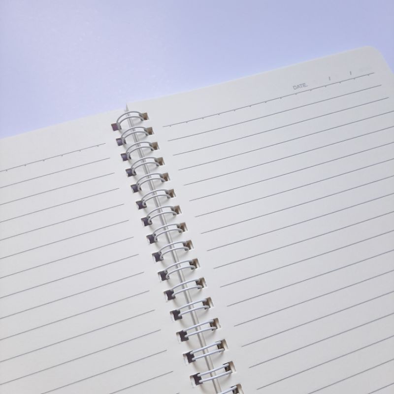 NOTEBOOK SPIRAL/ BUKU SKETSA SKETCHBOOK LINE PAPER BERGARIS  A5 120 HALAMAN MURAH-1
