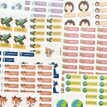 

Custom Sticker / Stiker Nama Anak Custom 78 pcs