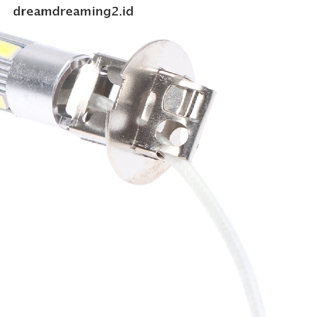 (LIKE) 2 Pcs Lampu Utama Kendaraan Tipe LED H1 H3 12V 5630 6000K DC Anti Kabut