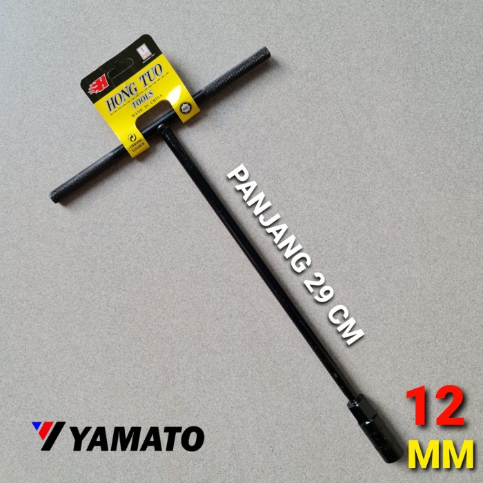 KUNCI SOK T HITAM 12MM RRC